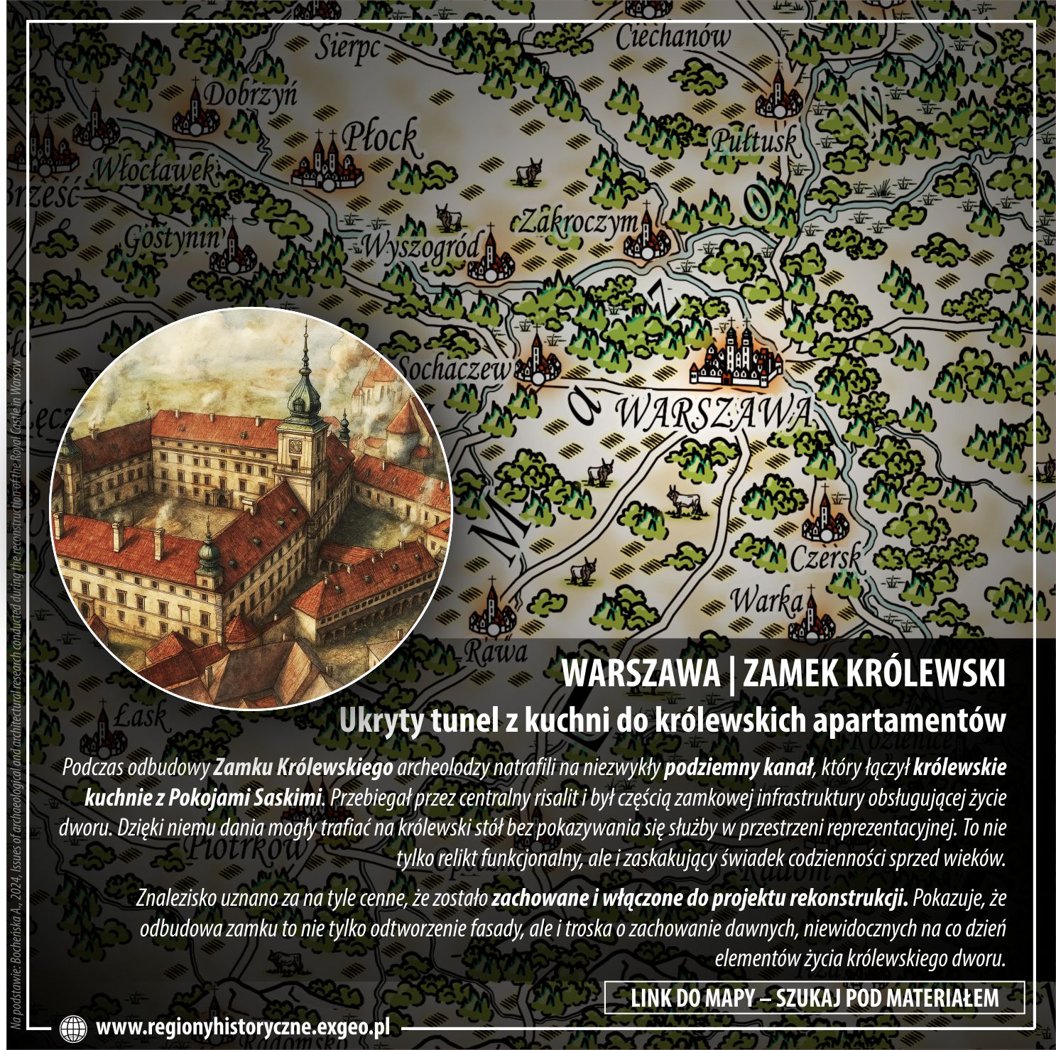 WARSZAWA |Ukryty tunel z kuchni do królewskich apartamentów